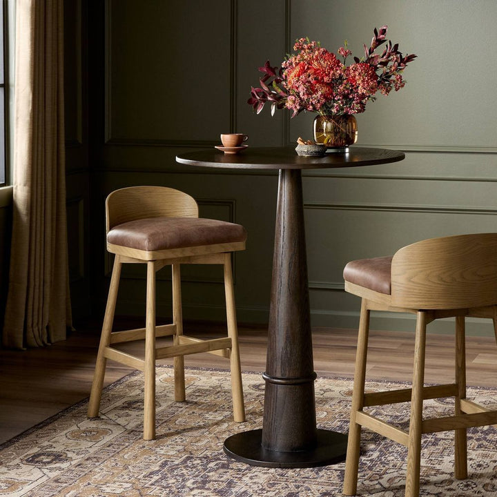 Bar & Counter Stools Cloris Swivel Bar + Counter Stool - Palermo Cigar