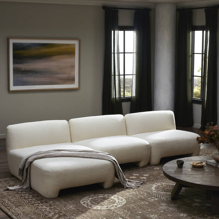 Nolan 3Pc Sectional - Durham Cream