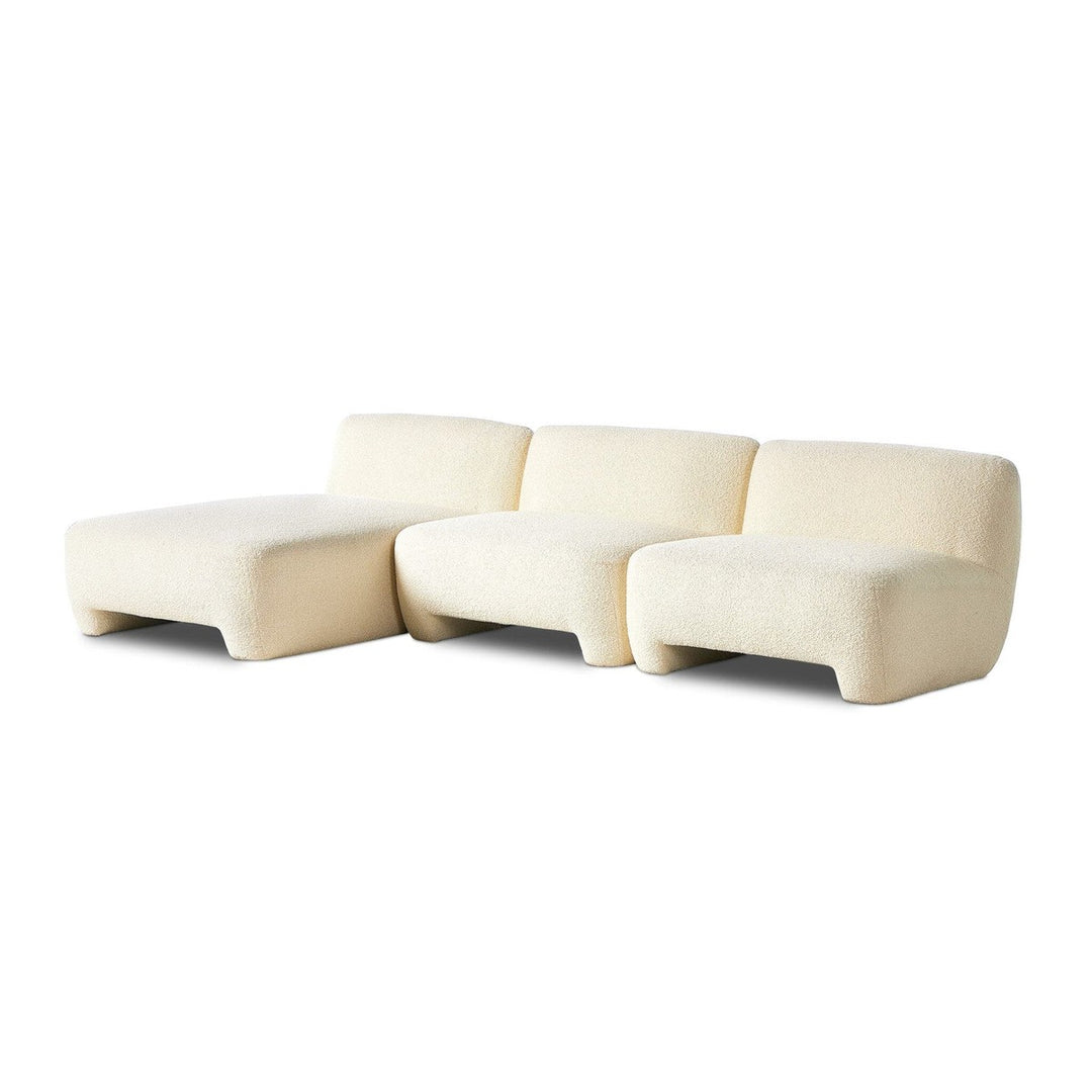 Nolan 3Pc Sectional - Durham Cream