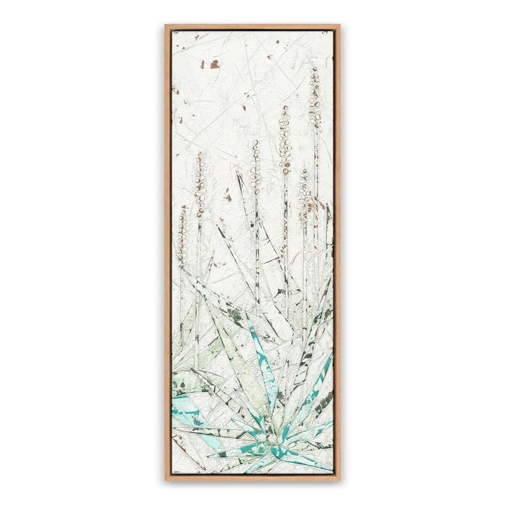 Aloe 3 By Douglas Galloway - 18.5"X40" - White Oak