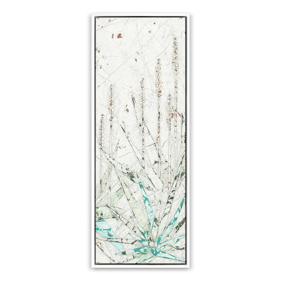 Aloe 3 By Douglas Galloway - 18.5"X40" - White Maple