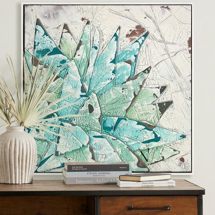 Moment With Agave 2 By Douglas Galloway - 48"X48" - White Maple