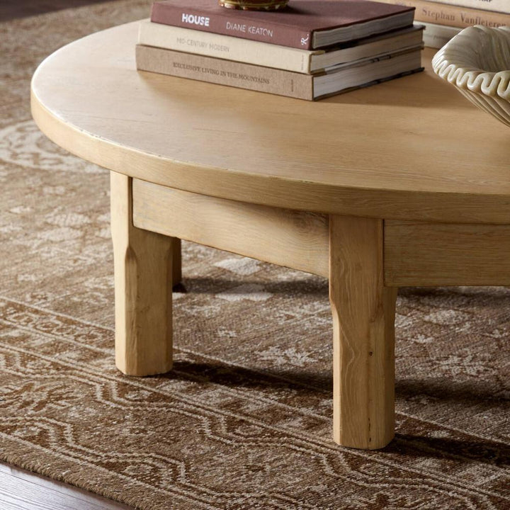 Coffee Tables Derek Coffee Table: Bleached Oak - Bleached Oak Veneer
