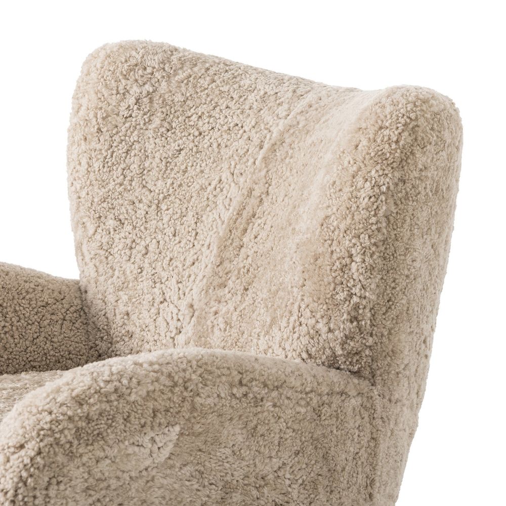 Amelie Chair - Beige Shearling