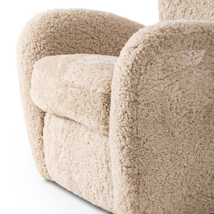 Amelie Chair - Beige Shearling