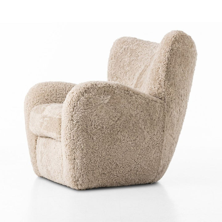 Amelie Chair - Beige Shearling