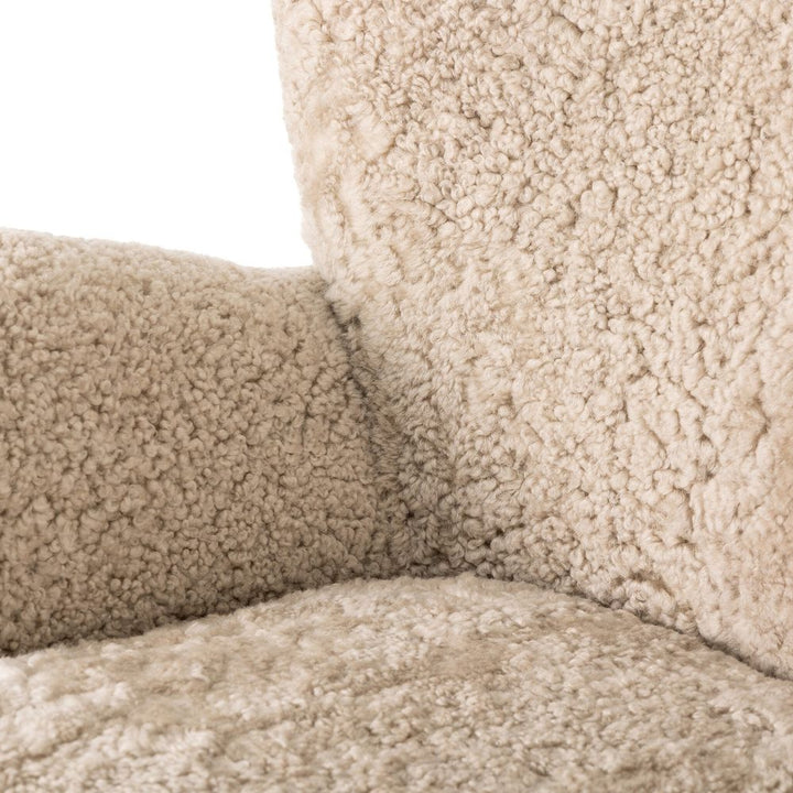 Amelie Chair - Beige Shearling