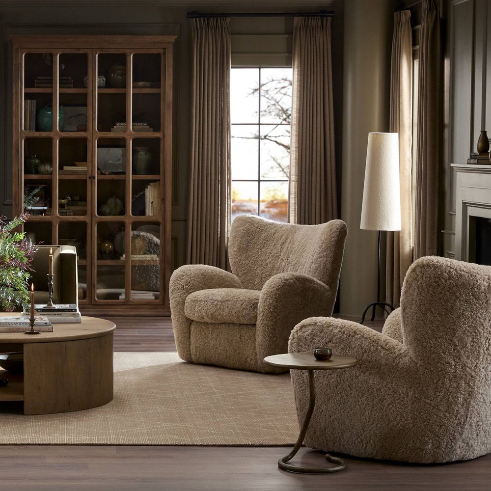 Lounge Chairs Amelie Chair - Beige Shearling