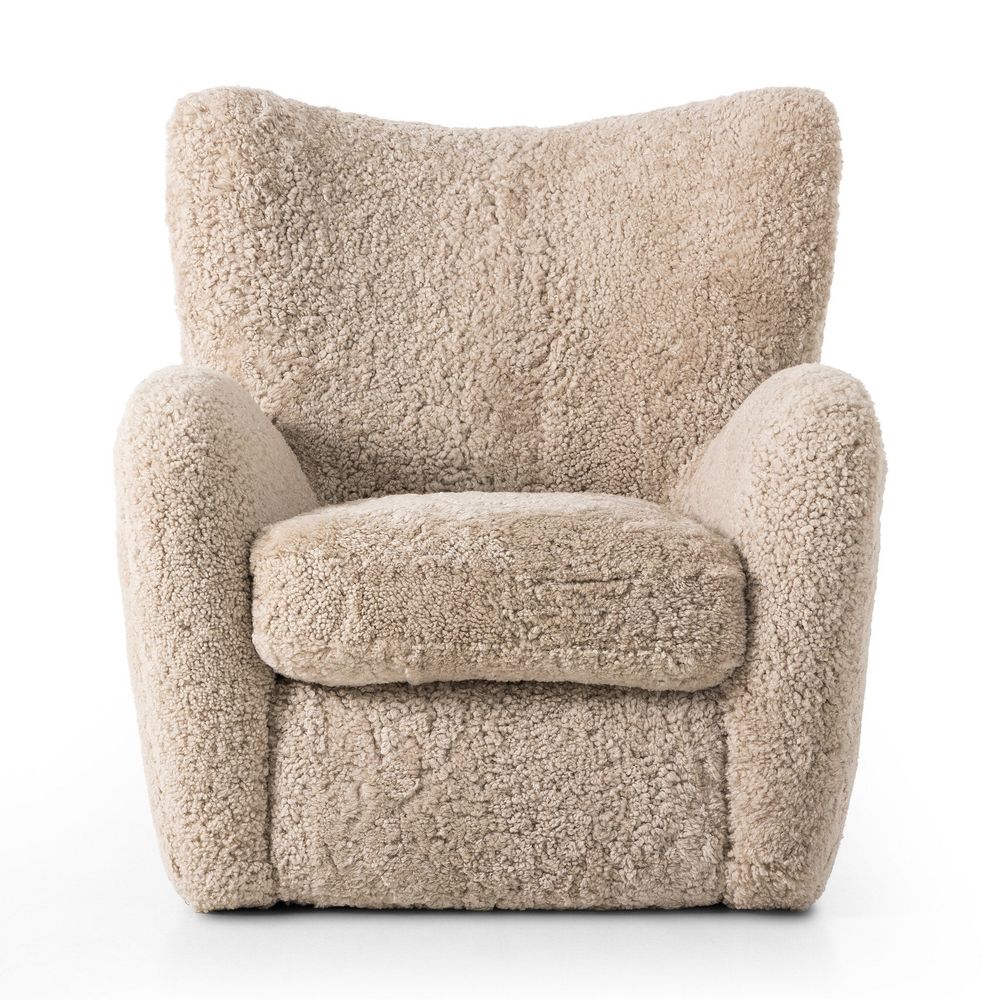 Lounge Chairs Amelie Chair - Beige Shearling