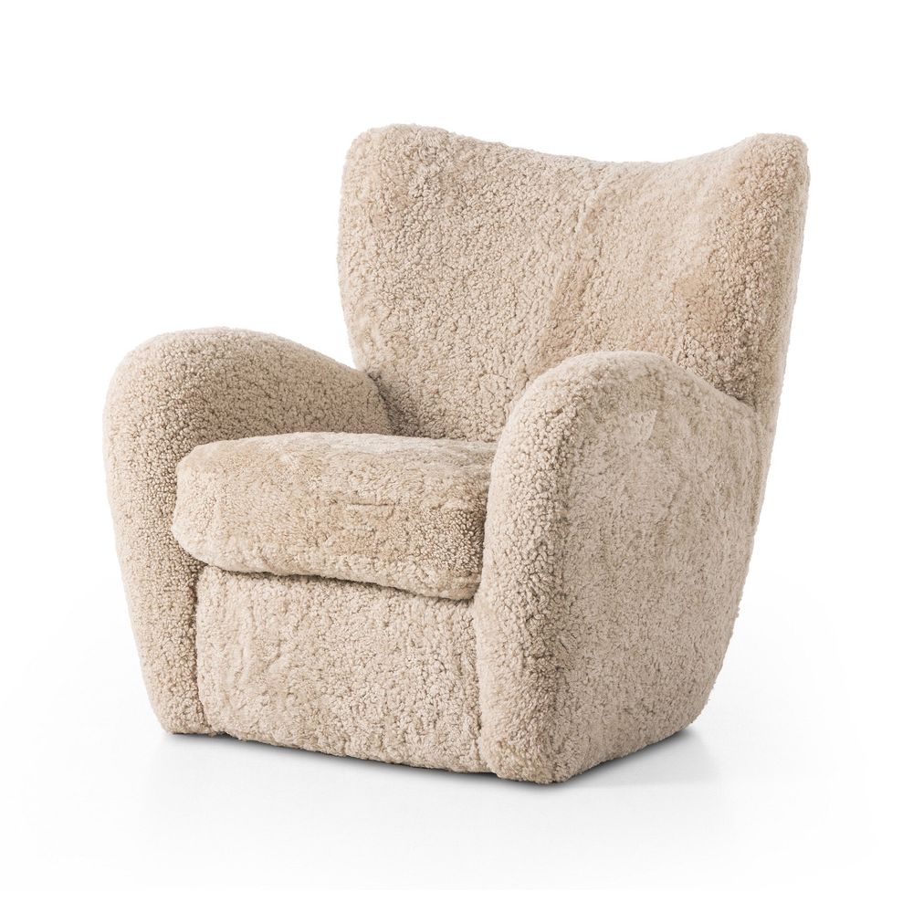Lounge Chairs Amelie Chair - Beige Shearling