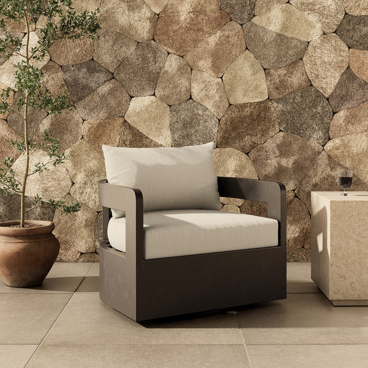 Jackson Outdoor Metal Swivel Chair
