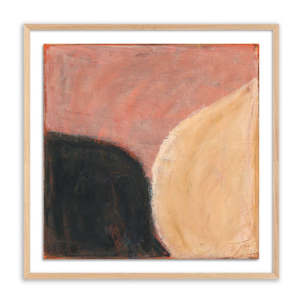 Wall Art Always Open By Jill Elliott - 48"X48" - White Oak - Framed Paper