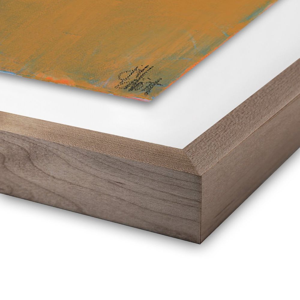 Wall Art Sometimes Still By Jill Elliott - 40"X40" - Rustic Walnut
