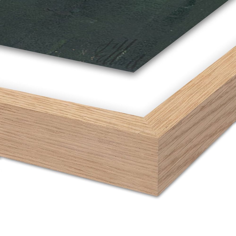 Wall Art An Invitation By Jill Elliot - 36"X48" - White Oak - Framed Paper