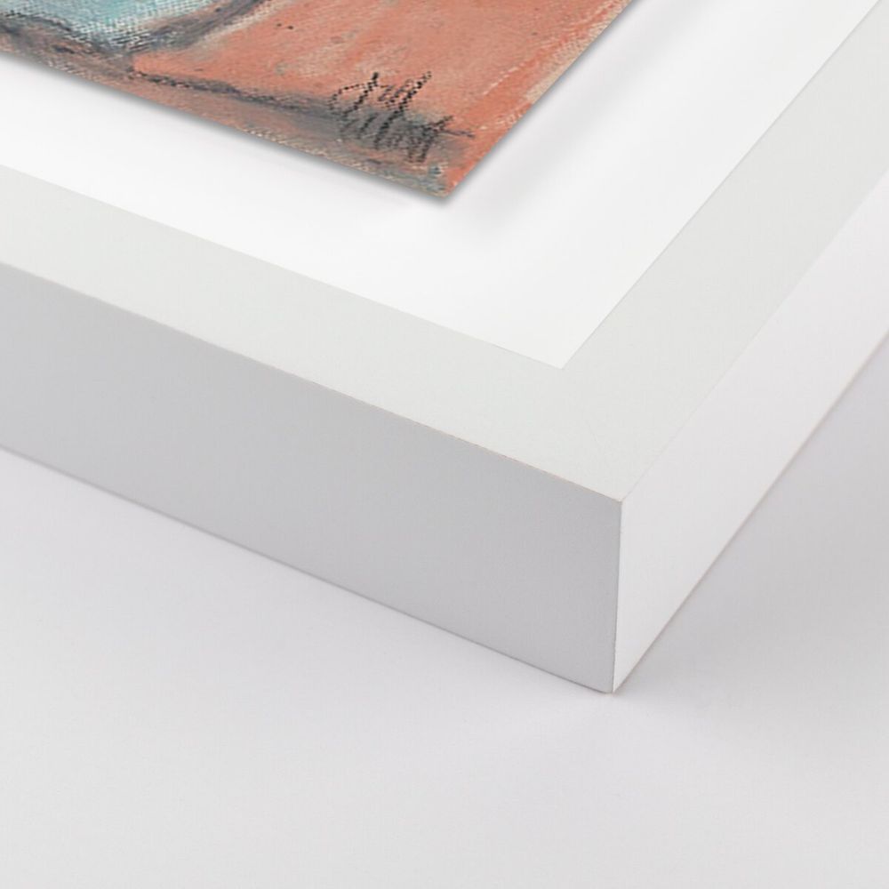 Wall Art Hazy Morning By Jill Elliott - 40"X60" - White Maple