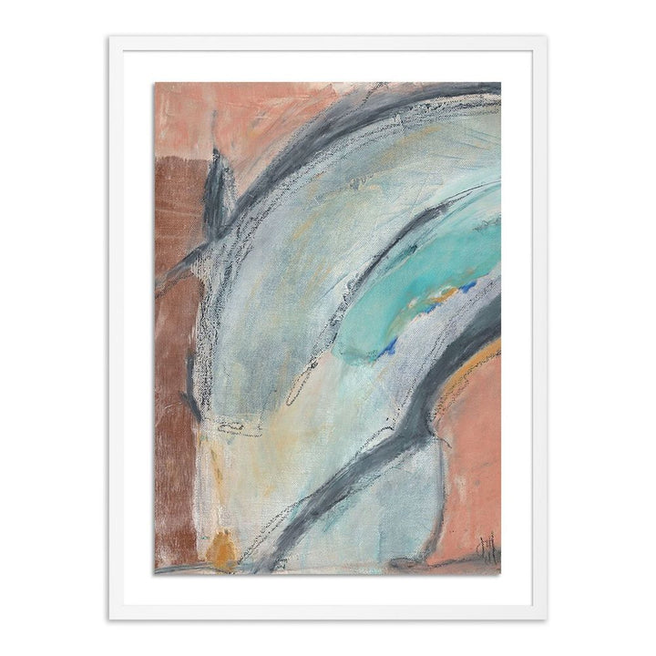 Wall Art Hazy Morning By Jill Elliott - 30"X40" - White Maple