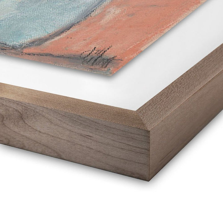 Wall Art Hazy Morning By Jill Elliott - 40"X60" - Rustic Walnut