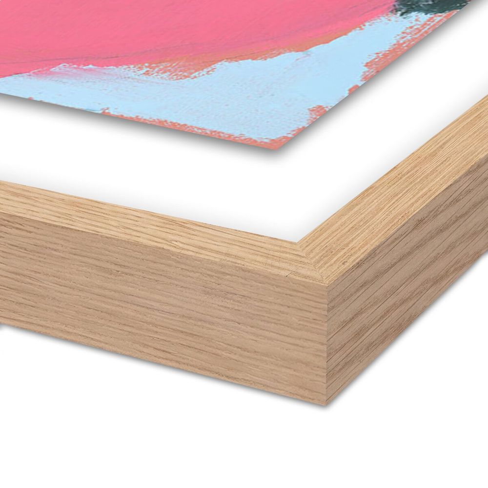 Wall Art Ocean By Jill Elliott - 60"X40" - White Oak