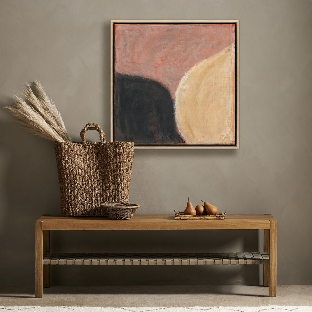 Wall Art Always Open By Jill Elliott - 32"X32" - White Oak - Framed Canvas