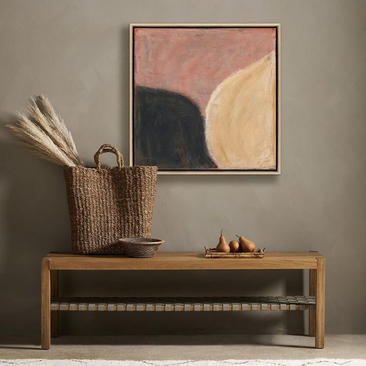 Wall Art Always Open By Jill Elliott - 32"X32" - White Oak - Framed Canvas