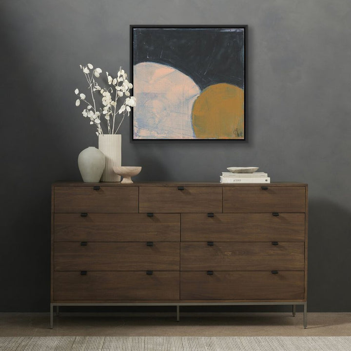 Wall Art Sometimes Still By Jill Elliott - 32"X32" - Black Maple