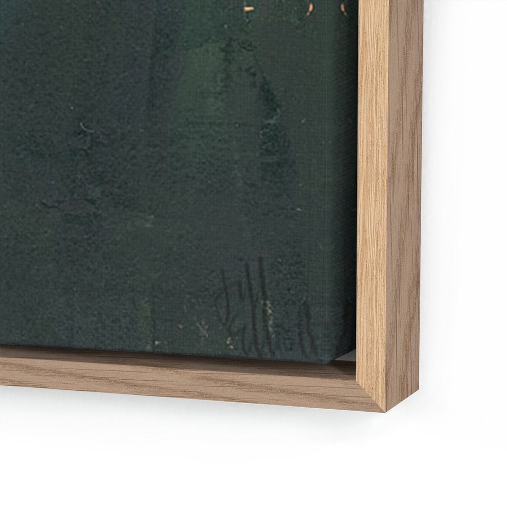 Wall Art An Invitation By Jill Elliot - 36"X48" - White Oak - Framed Canvas