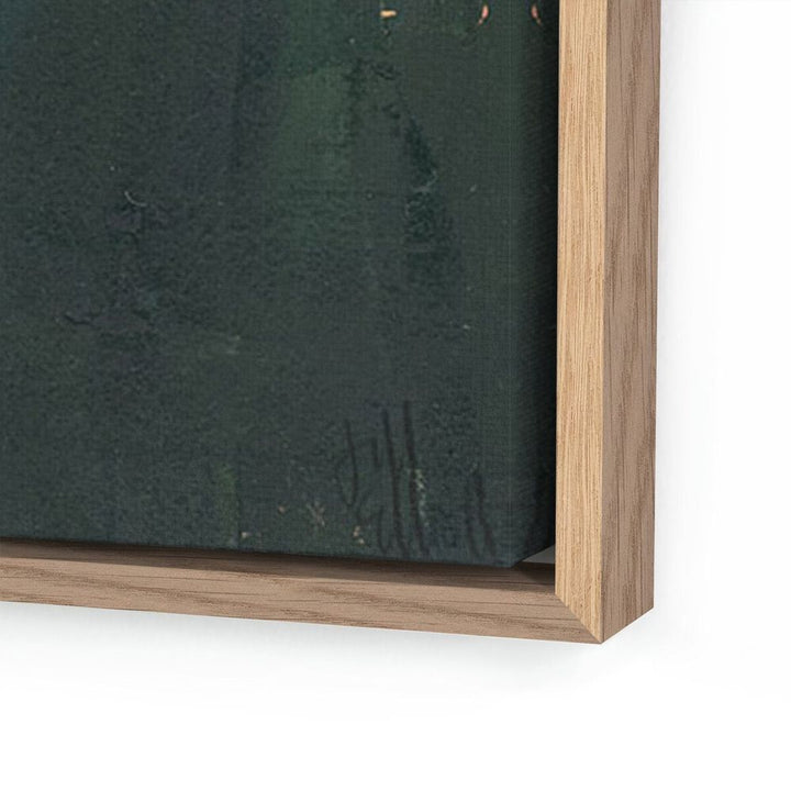 Wall Art An Invitation By Jill Elliot - 30"X40" - White Oak - Framed Canvas