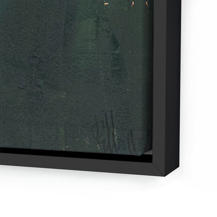 Wall Art An Invitation By Jill Elliot - 18"X24" - Black Maple - Framed Canvas