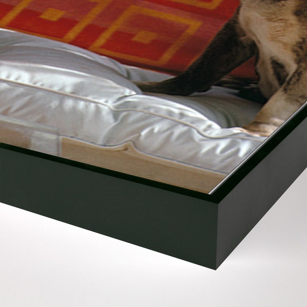 Wall Art Truman Capote By Slim Aarons - 48"X72" - Black Maple