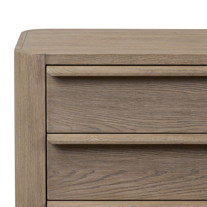 Primrose Nightstand - Natural Flat Oak Veneer