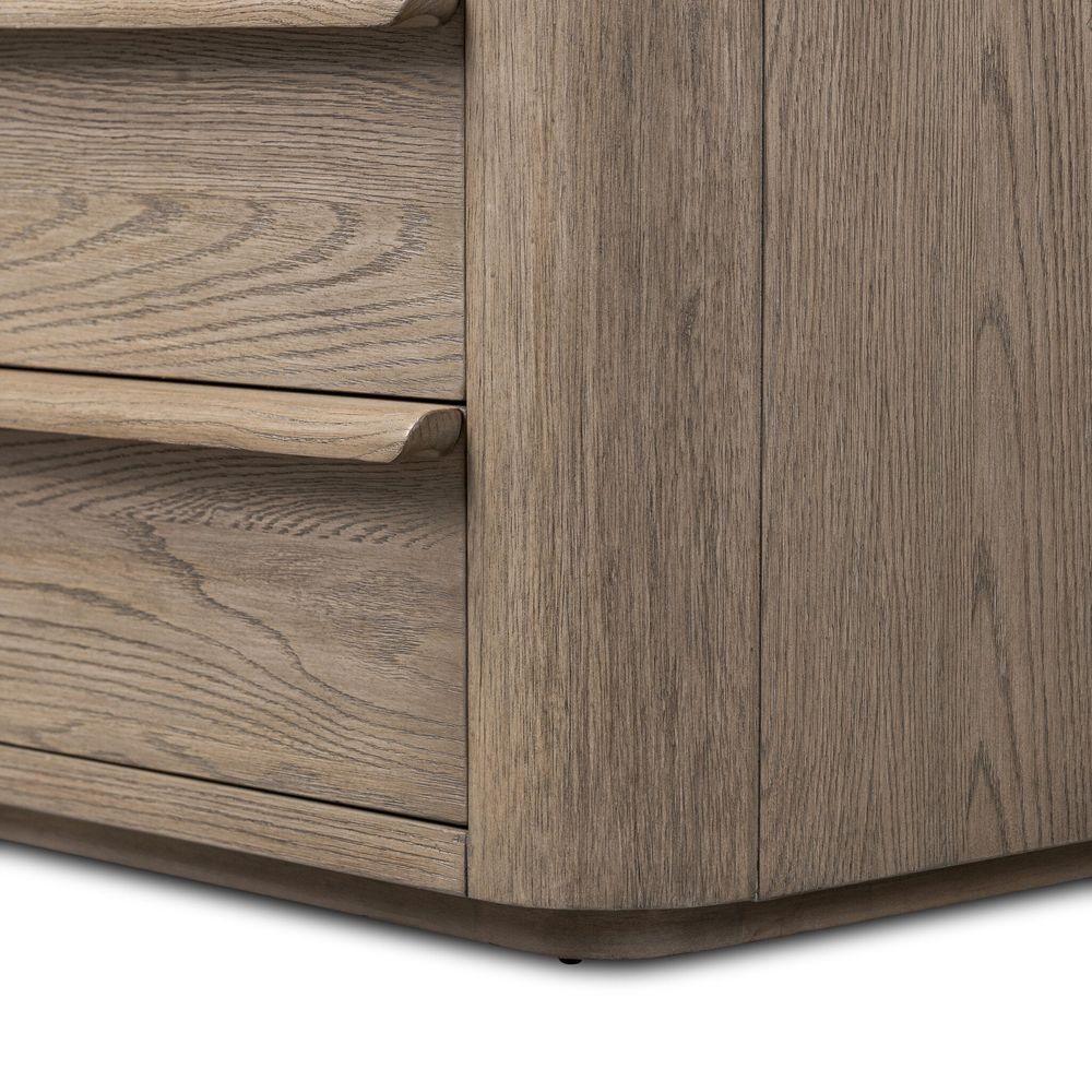 Primrose Nightstand - Natural Flat Oak Veneer