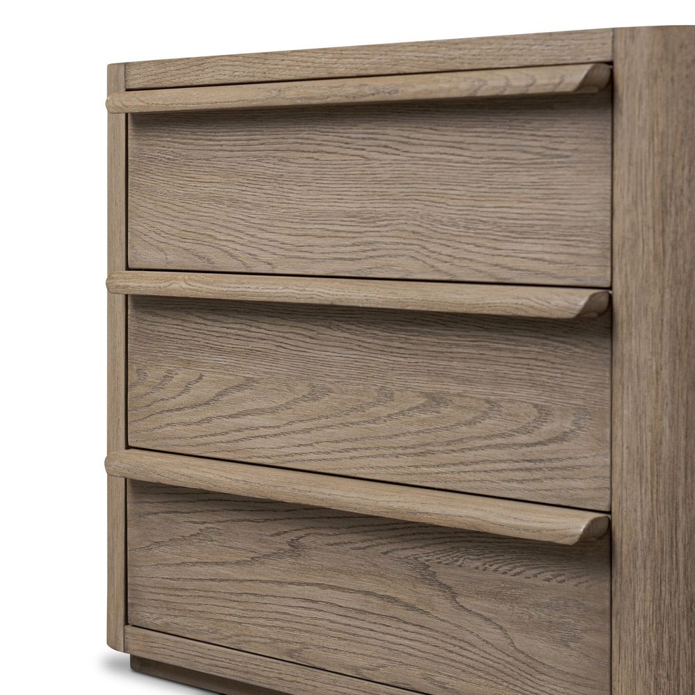 Primrose Nightstand - Natural Flat Oak Veneer