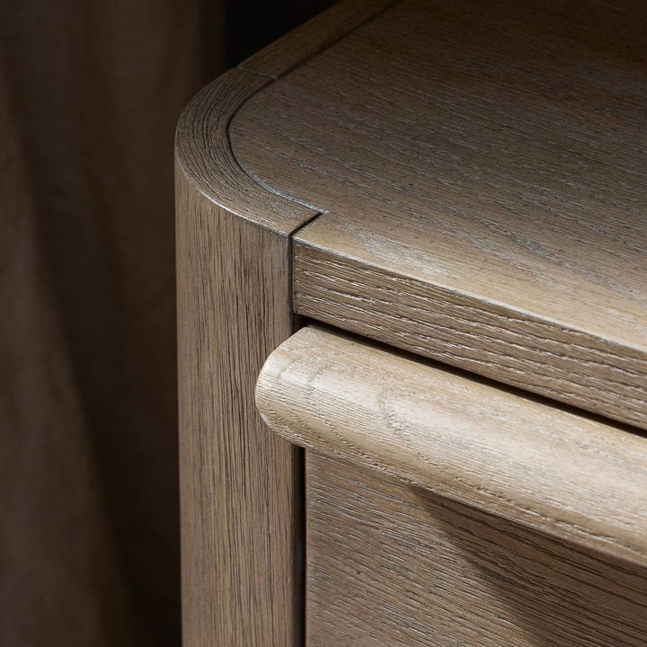 Primrose Nightstand - Natural Flat Oak Veneer
