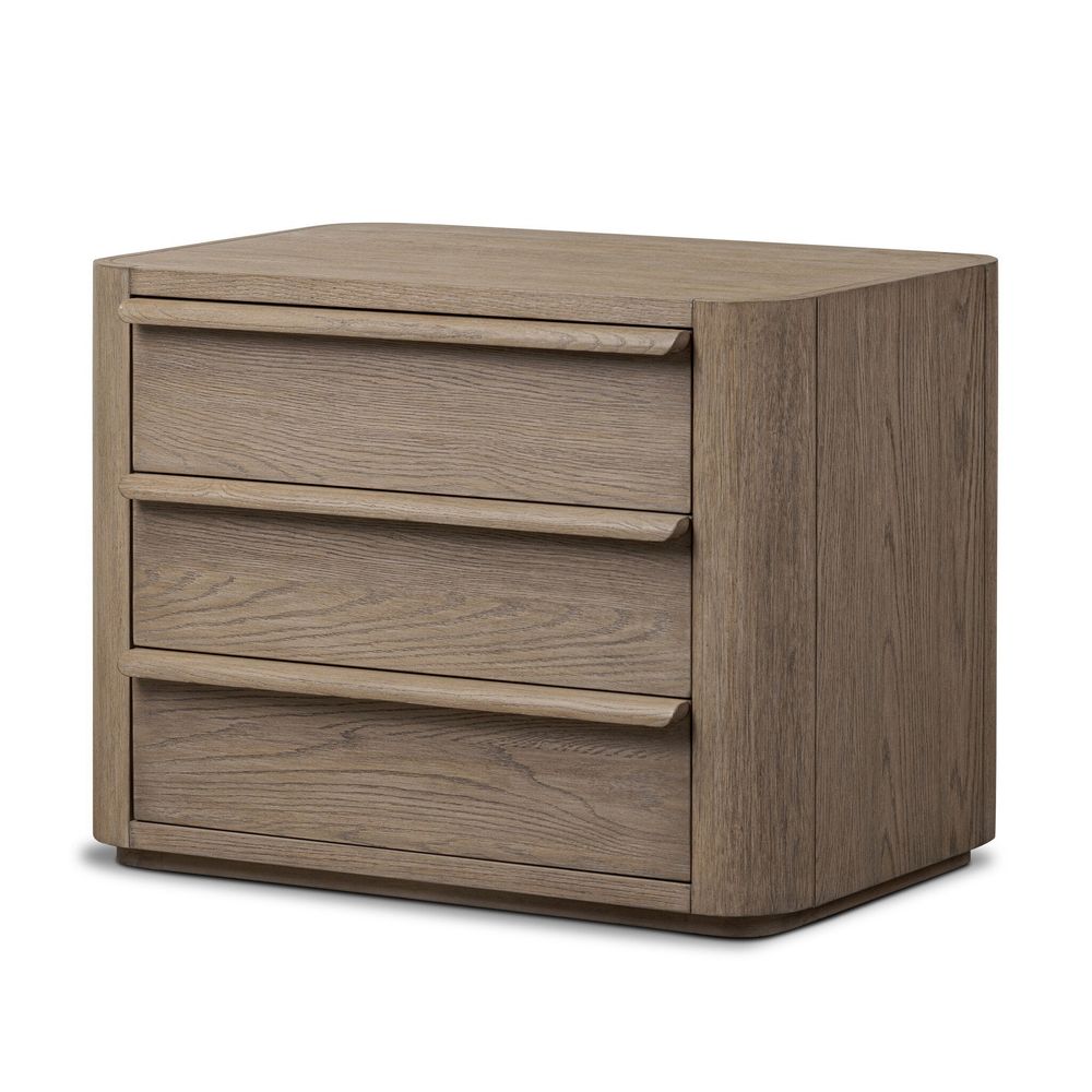 Nightstands Primrose Nightstand - Natural Flat Oak Veneer