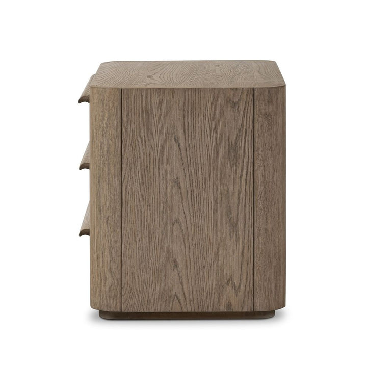 Nightstands Primrose Nightstand - Natural Flat Oak Veneer