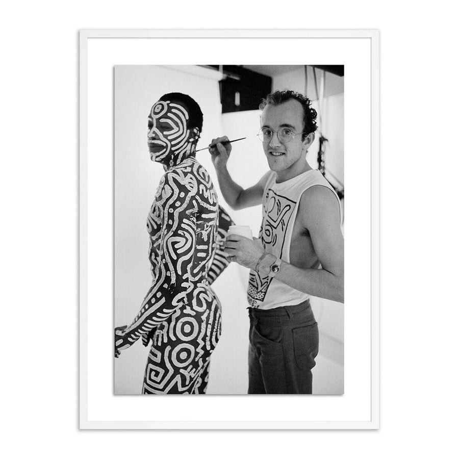 Wall Art Keith Haring And Bill T. Jones By Getty - 40"X60" - White Maple