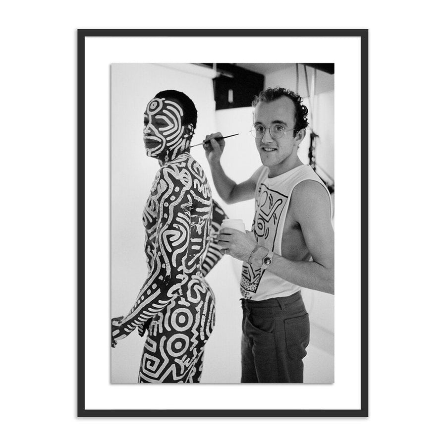 Wall Art Keith Haring And Bill T. Jones By Getty - 24"X32" - Black Maple