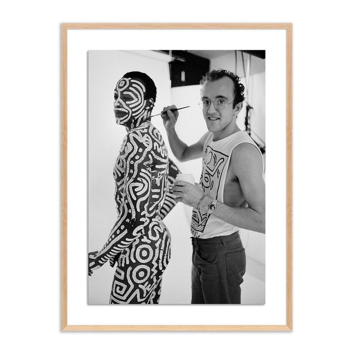 Wall Art Keith Haring And Bill T. Jones By Getty - 24"X32" - White Oak