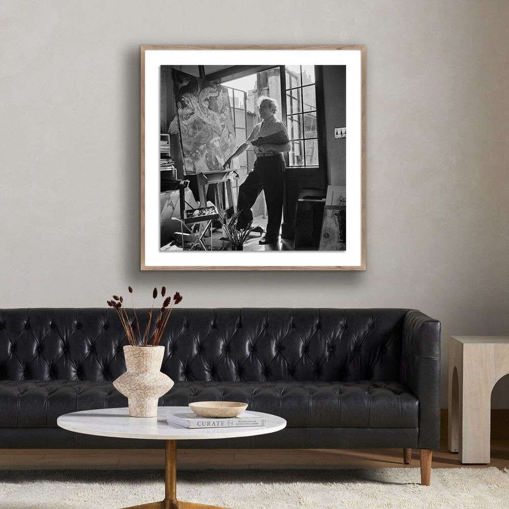 Wall Art Marc Chagall By Getty Images - 40"X40" - Rustic Walnut