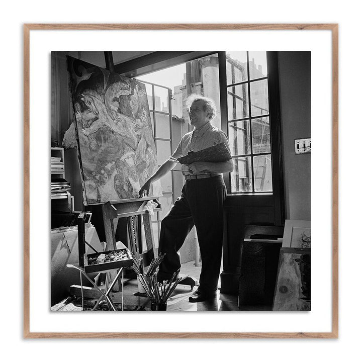 Wall Art Marc Chagall By Getty Images - 32"X32" - Rustic Walnut