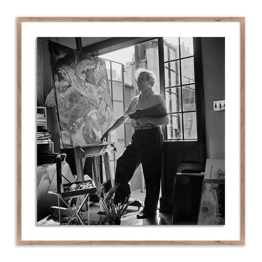 Wall Art Marc Chagall By Getty Images - 32"X32" - Rustic Walnut