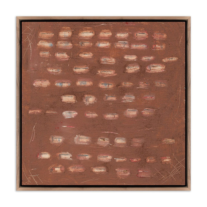 Cinnamon Kiss By Jamie Beckwith - 40"X40" - Rustic Walnut