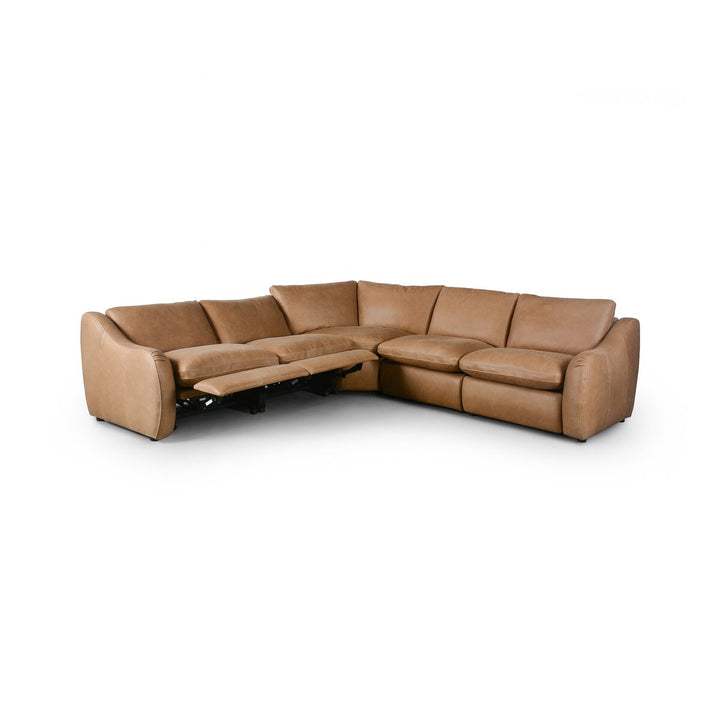 Crawford Power Recliner 5-Piece Sectional Sofa - Palermo Drift