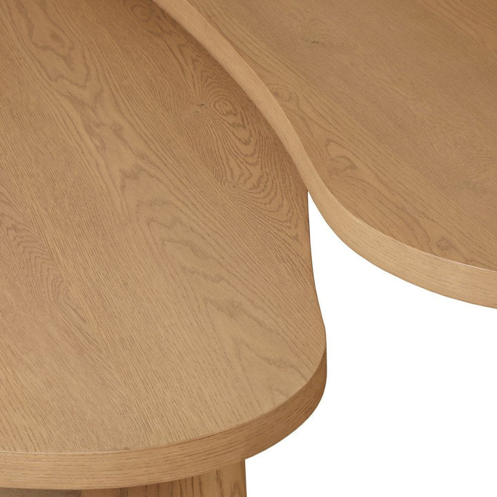 Joji Nesting Coffee Tables - Natural Oak Veneer