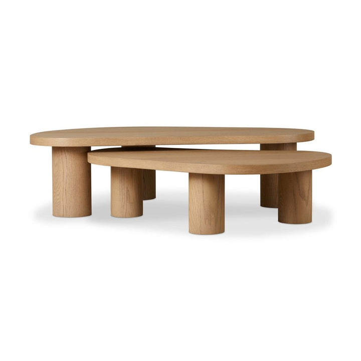 Coffee Tables Joji Nesting Coffee Tables - Natural Oak Veneer