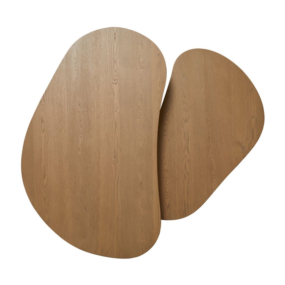 Joji Nesting Coffee Tables - Natural Oak Veneer