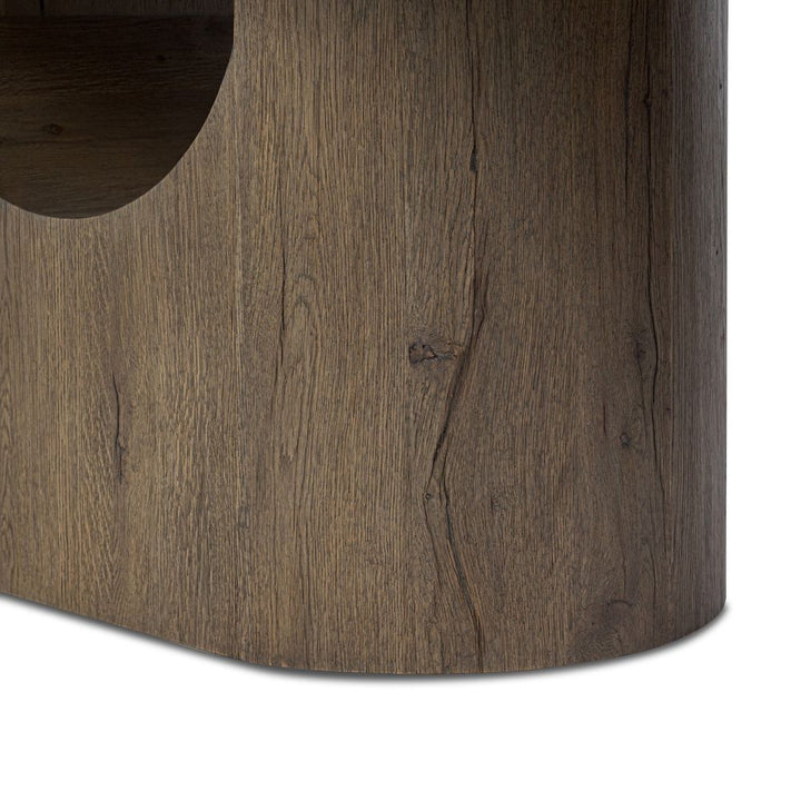 Bevie Dining Table-98" - Brown Oak Veneer