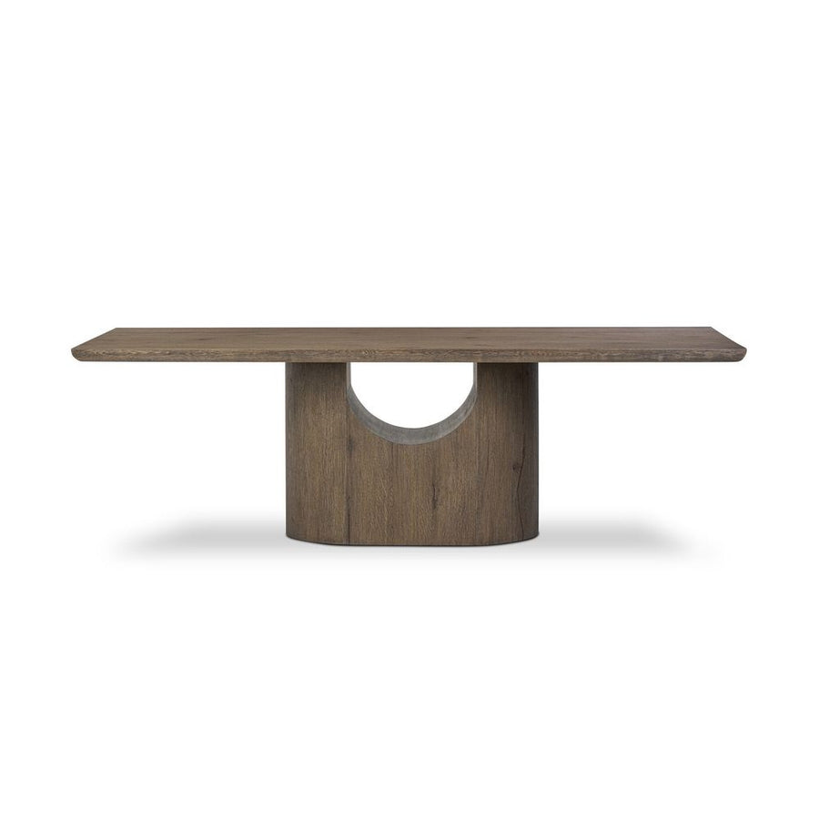 Dining Tables Bevie Dining Table-98" - Brown Oak Veneer