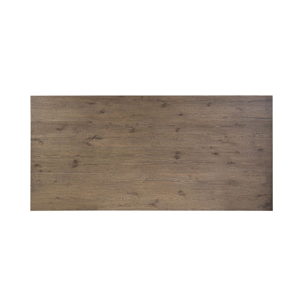 Bevie Dining Table-98" - Brown Oak Veneer