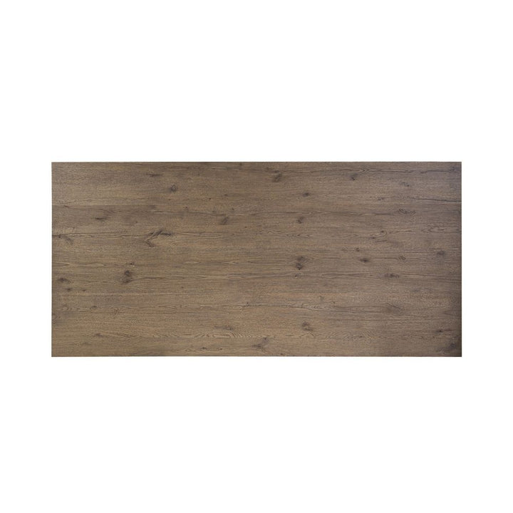 Bevie Dining Table-98" - Brown Oak Veneer